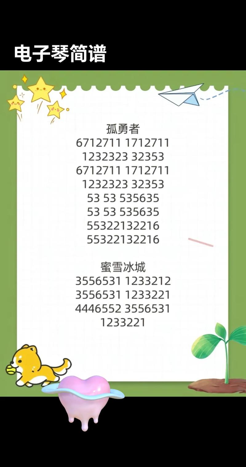 抖音热门歌曲简谱大全图片哪里能找到?简谱是否准确适合新手练习?