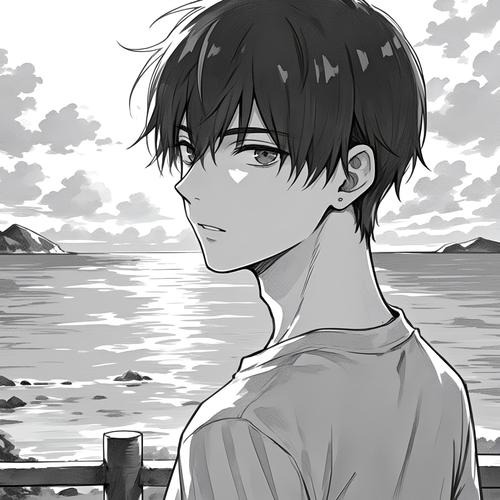 快手头像男生背影动漫