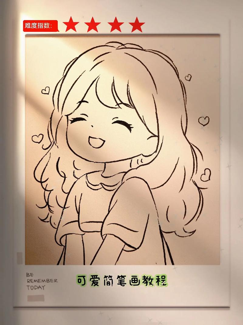 抖音最火简笔画人物