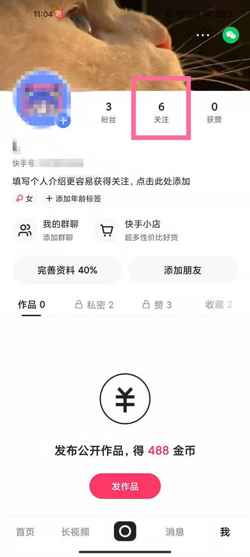 快手显示通过查找添加