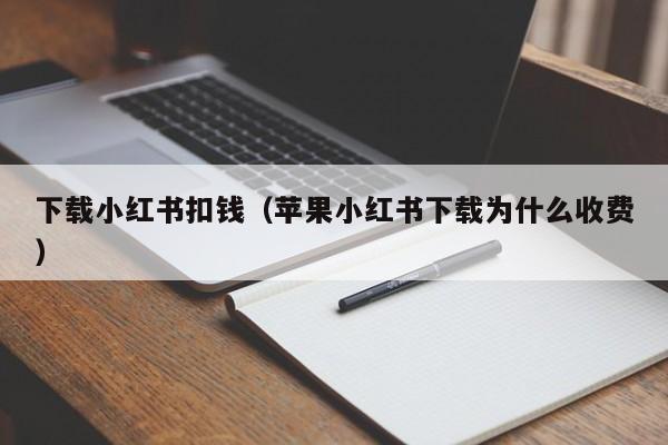 下载小红书扣钱（苹果小红书下载为什么收费）